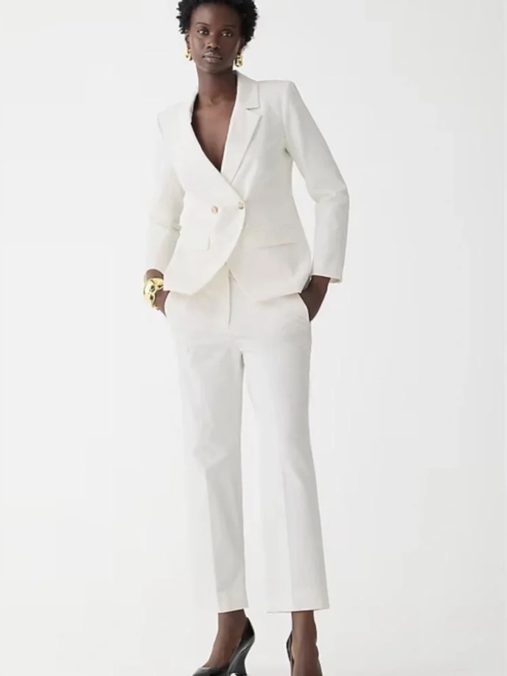 J.Crew Kate Straight-leg Pant in Bi-stretch Cotton Blend